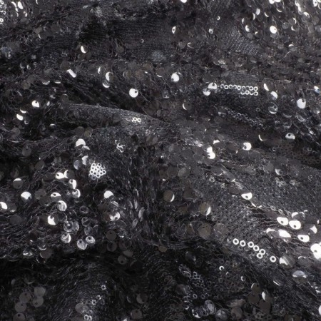 Cenefa lentejuela negra
