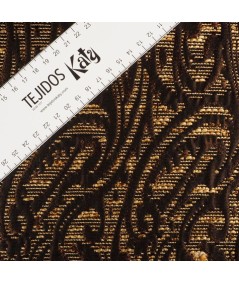 Jacquard filigranas marrones