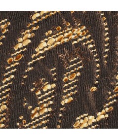 Jacquard filigranas marrones