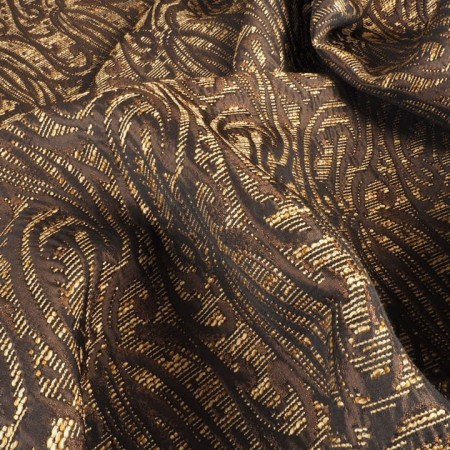 Jacquard filigranas marrones