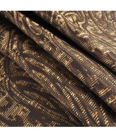 Jacquard filigranas marrones