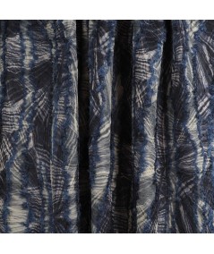Fil coupé tie dye azul