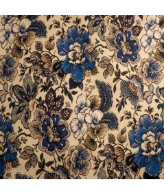 Jacquard tapicero flores azules