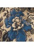 Jacquard tapicero flores azules