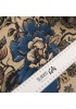 Jacquard tapicero flores azules