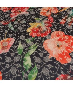 Jacquard estampado flores
