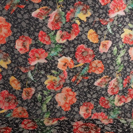 Jacquard estampado flores