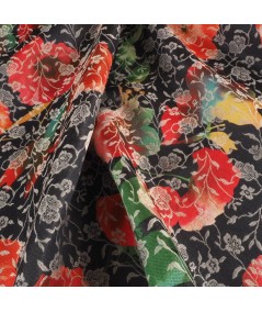 Jacquard estampado flores