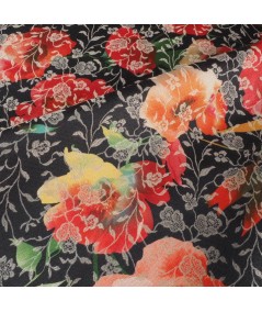 Jacquard estampado flores