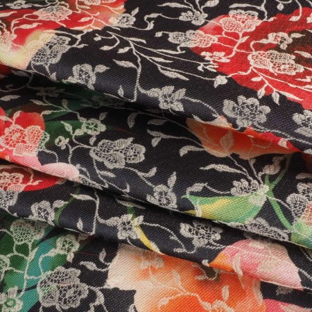 Jacquard estampado flores
