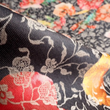 Jacquard estampado flores
