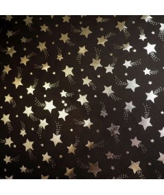 Rasete estrellas plata y negro