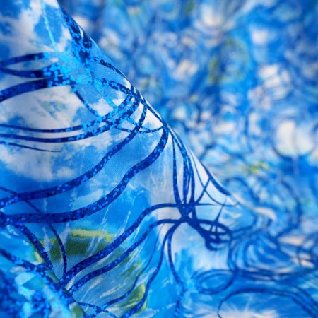 Punto psicodelia azul