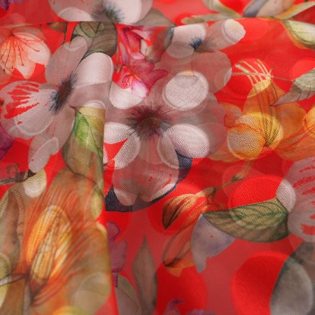 Fantasía roja devoré flores