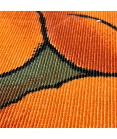 Pana estampada tonos naranjas