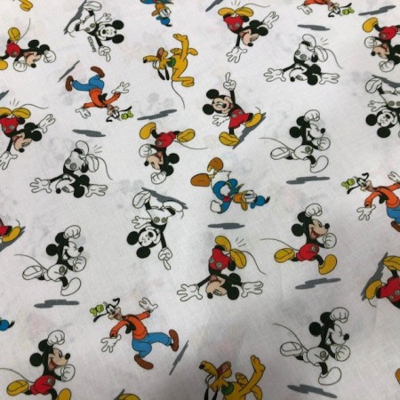 Popelin algodón mickey