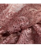 Encaje con blonda rosa palo