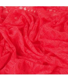 Blonda rebrodé coral