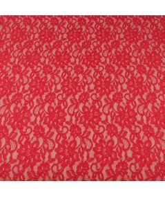 Blonda rebrodé coral