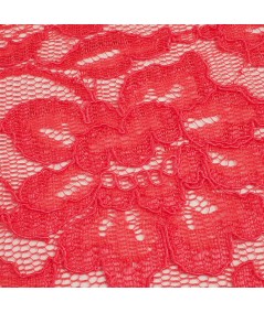 Blonda rebrodé coral
