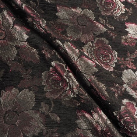 Jacquard flores metalicas
