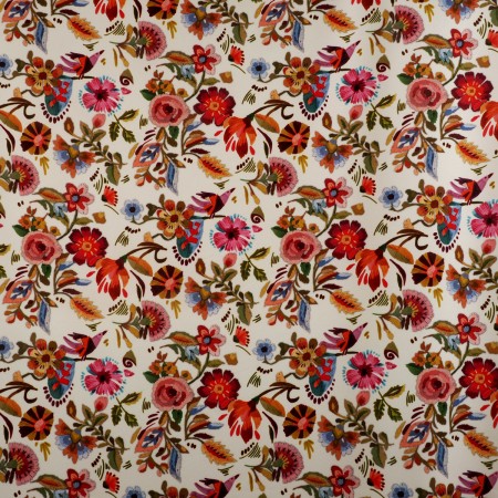 Crêpe Estampado Floral Multicolor