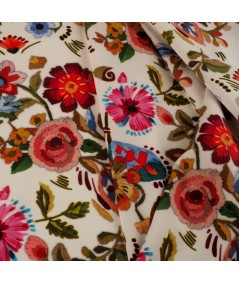 Crêpe Estampado Floral Multicolor