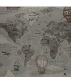 Loneta mapa vintage