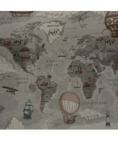 Loneta mapa vintage