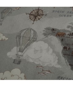 Loneta mapa vintage