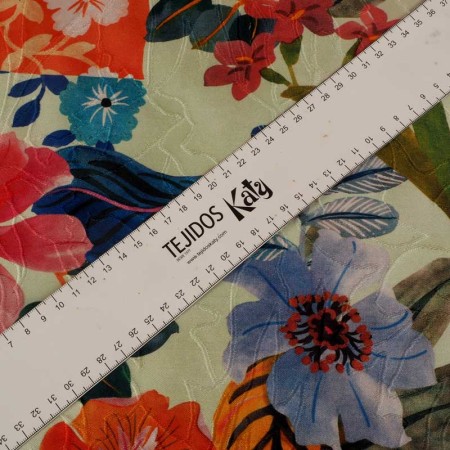Jacquard Estampado Floral