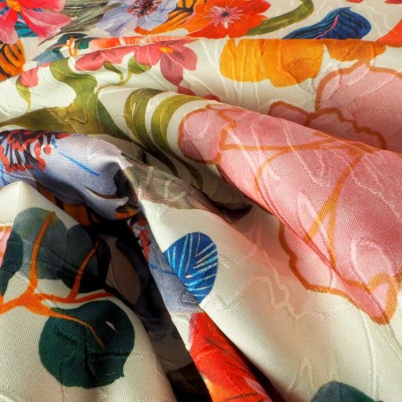 Jacquard Estampado Floral