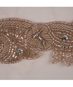 Pasamanería filigrana rosa