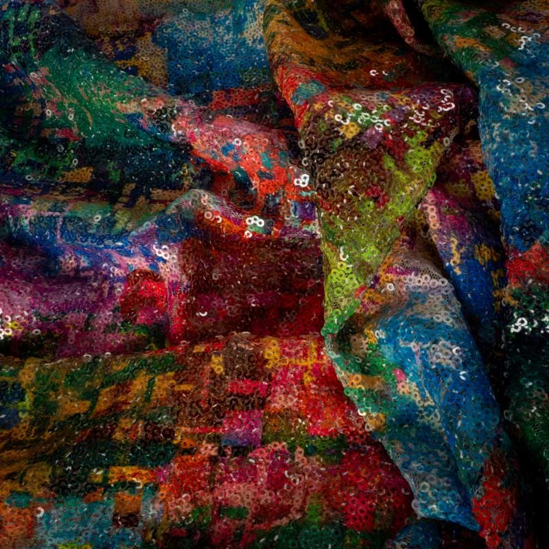 Lentejuela multicolor