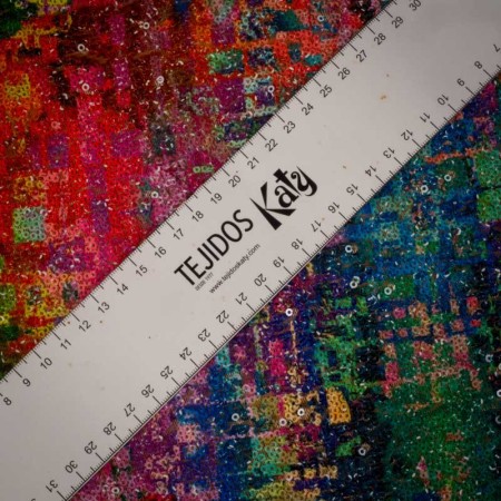 Lentejuela multicolor