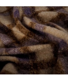 Baguilla Rizada Beige y Lavanda