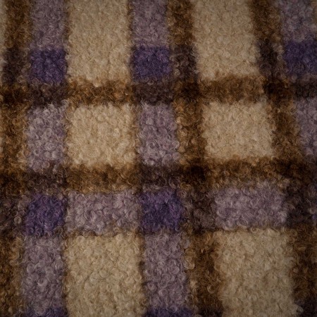 Baguilla Rizada Beige y Lavanda