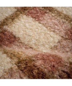 Baguilla Rizada Beige y Rosa