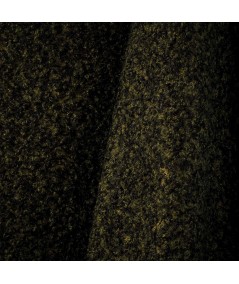 Baguilla Verde Rizada – Tela con Textura para Abrigos y Moda de Invierno