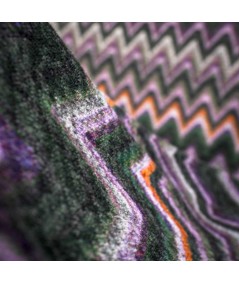 Tejido de Punto Zigzag Multicolor