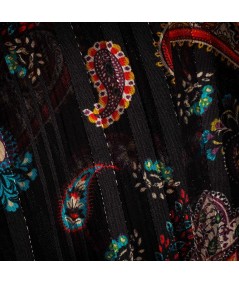 Gasa Estampada Con Diseño Cachemir