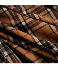 Cuadro Sastrero Clásico Beige, Negro y Rojo