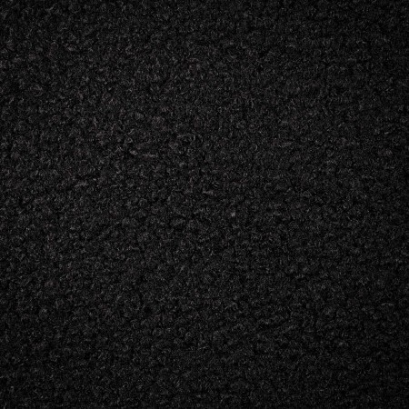 Baguilla Negra Rizada – Tela con Textura para Abrigos y Moda de Invierno