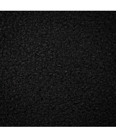 Baguilla Negra Rizada – Tela con Textura para Abrigos y Moda de Invierno