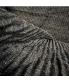 Doble Gasa Gris con Lurex