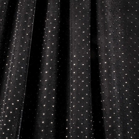 Terciopelo Negro con Pedrería
