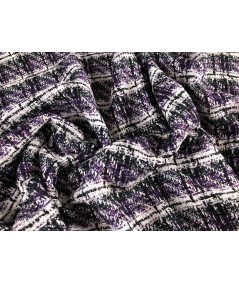 Chanel violeta,negro y blanco