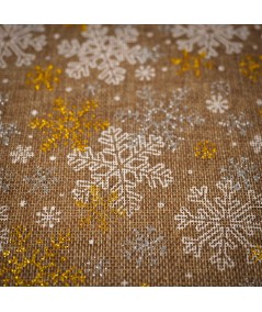 Tejido de Arpillera Navideño