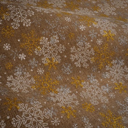 Tejido de Arpillera Navideño