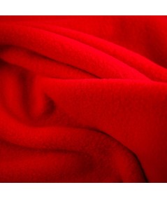 Tejido polar rojo